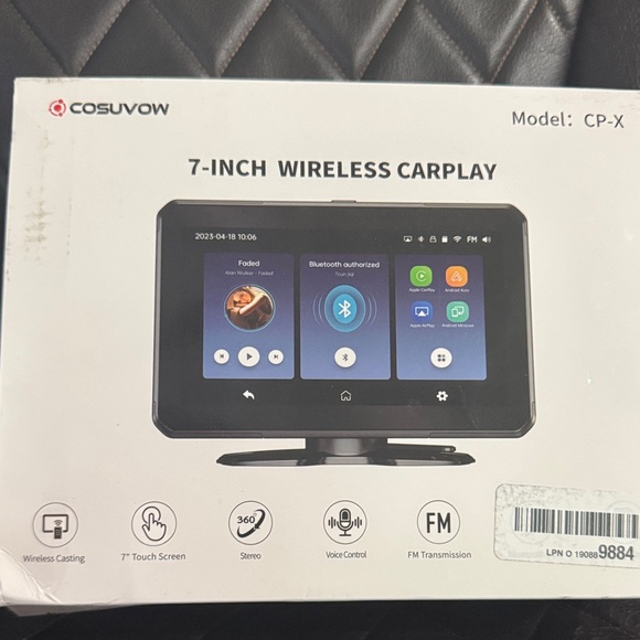 7-Inch Wireless CarPlay New Open Box - Picture 2 of 5